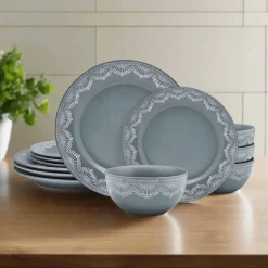 Dinnerware Service For 4|Pfaltzgraff® Valerie 12 Piece Dinnerware Set, Service for 4