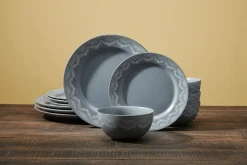 Dinnerware Service For 4|Pfaltzgraff® Valerie 12 Piece Dinnerware Set, Service for 4