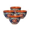 Fruit Bowls|Pfaltzgraff® Villa della Luna® Fleur Set of 4 Fruit Bowls