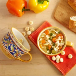 Soup Cereal Bowls|Pfaltzgraff® Villa della Luna® Jumbo Soup Mug