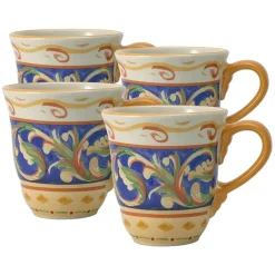 Coffee Mugs|Pfaltzgraff® Villa della Luna® Set of 4 Perfect Mugs