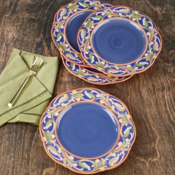 Dinner Plates|Pfaltzgraff® Villa della Luna® Set of 4 Scalloped Dinner Plates