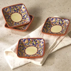 Appetizer Plates|Pfaltzgraff® Villa della Luna® Set of 4 Wine Tapas Plates