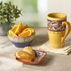 Appetizer Plates|Pfaltzgraff® Villa della Luna® Square Ceramic Wine Tapas Plate
