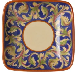 Appetizer Plates|Pfaltzgraff® Villa della Luna® Square Ceramic Wine Tapas Plate