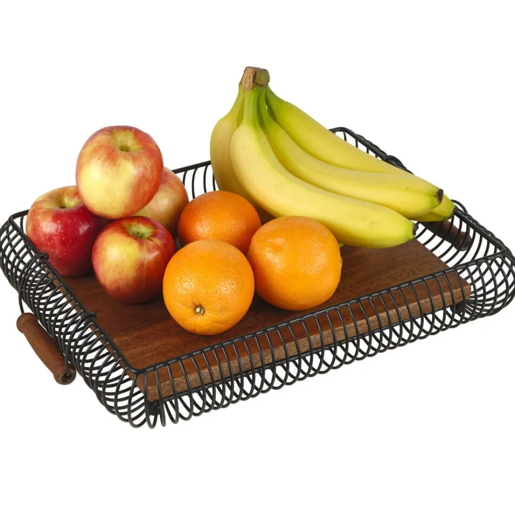 Fruit And Storage Baskets|Gourmet Basics® Westfield Rectangular Fruit Storage Basket