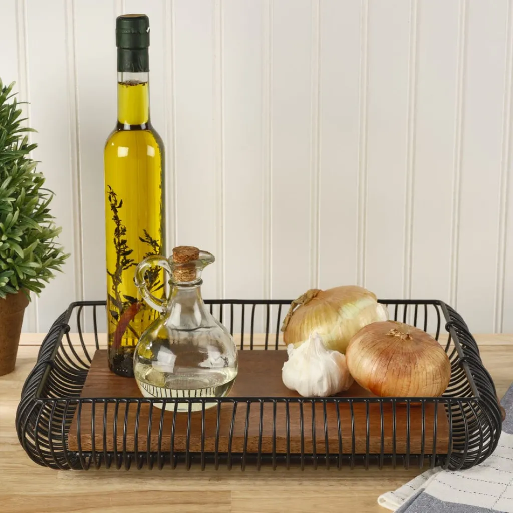 Fruit And Storage Baskets|Gourmet Basics® Westfield Rectangular Fruit Storage Basket