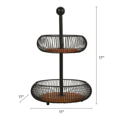 Fruit And Storage Baskets|Gourmet Basics® Westfield 2 Tier Storage Basket