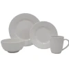 Dinnerware Service For 8|Pfaltzgraff® White Embossed 32 Piece Dinnerware Set, Service for 8