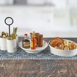 Flatware Caddies|Towle® Living White Flatware Metal Storage Caddy