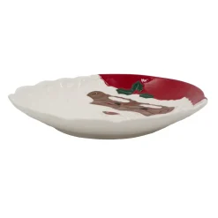 Appetizer Plates|Pfaltzgraff® Winterberry® African American Santa Figural Cookie Plate