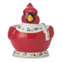 Serve Bowls|Pfaltzgraff® Winterberry® Cardinal Candy Bowl