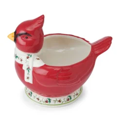 Serve Bowls|Pfaltzgraff® Winterberry® Cardinal Candy Bowl