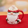 Coffee Mugs|Pfaltzgraff® Winterberry® Figural Gnome Santa Mug