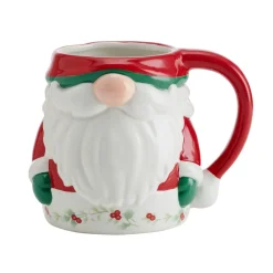 Coffee Mugs|Pfaltzgraff® Winterberry® Figural Gnome Santa Mug