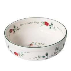 Soup Cereal Bowls|Fruit Bowls|Pfaltzgraff® Winterberry® Merry Everything Candy Bowl