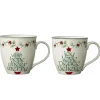 Coffee Mugs|Pfaltzgraff® Winterberry® Sentiment on Tree Mugs, Set of 2