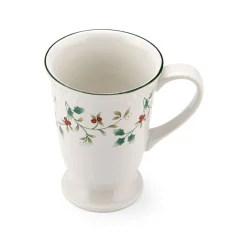 Coffee Mugs|Pfaltzgraff® Winterberry® Set of 4 Footed Mugs