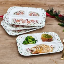 Dinner Plates|Pfaltzgraff® Winterberry® Set of 4 Melamine Children's Plates