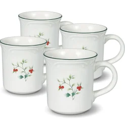 Coffee Mugs|Pfaltzgraff® Winterberry® Set of 4 Mugs