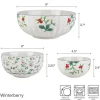 Serve Bowls|Pfaltzgraff® Winterberry® Set of 3 Scalloped Serving Bowls