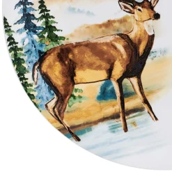 Dinnerware Service For 4|Studio Nova Woodland Animals 12 Piece Dinnerware Set, Service for 4