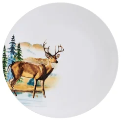 Dinnerware Service For 4|Studio Nova Woodland Animals 12 Piece Dinnerware Set, Service for 4